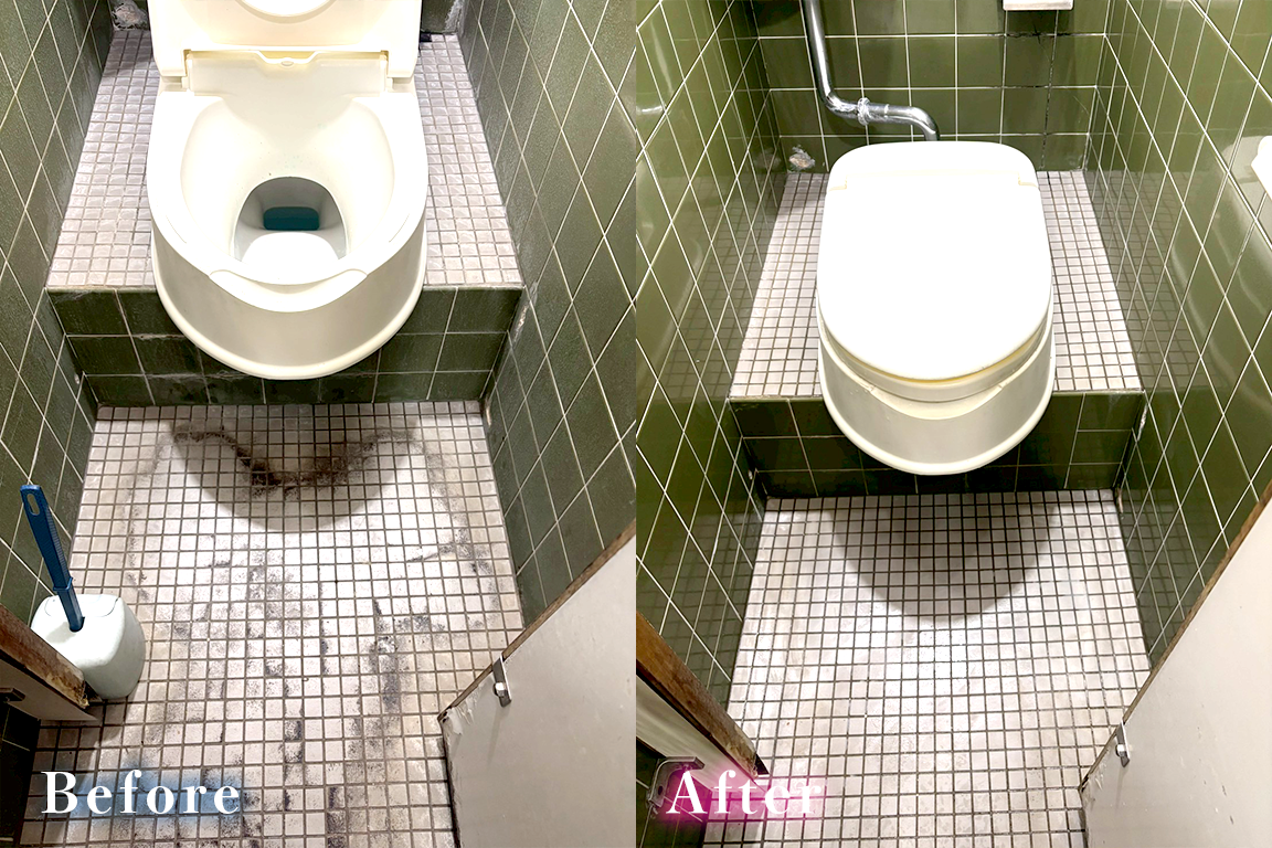 ほうらく様トイレ内清掃